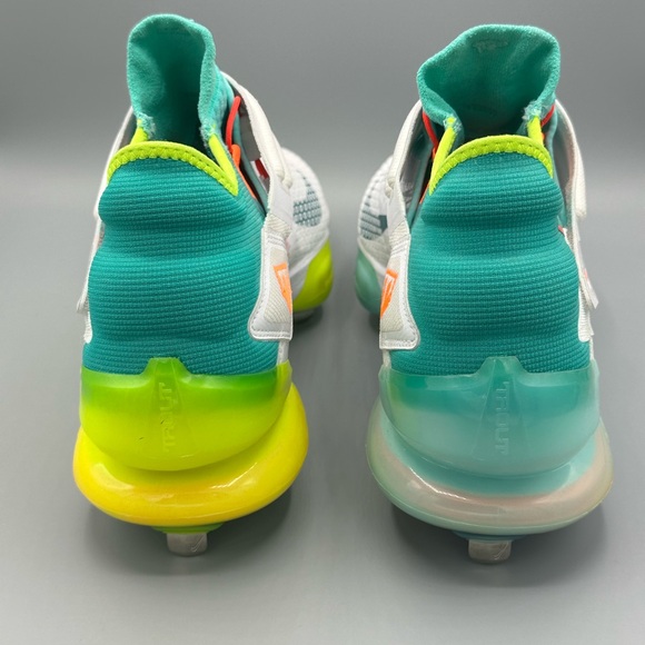 Nike Force Zoom Trout 7 White Aurora Green Baseball Cleats Size 11.5 CI3134-107 - Picture 4 of 6